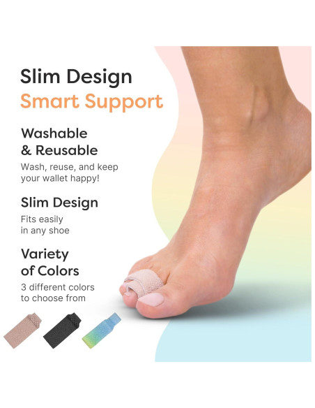 Corrector de Dedo en Martillo ZenToes - 4 Unidades Pequeñas Beige