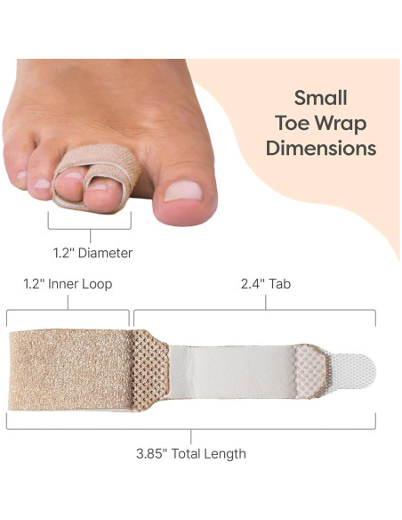 Corrector de Dedo en Martillo ZenToes - 4 Unidades Pequeñas Beige
