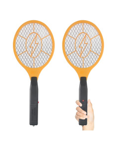 Raqueta Eléctrica para Moscas GameXcel - Paquete de 2, 420g