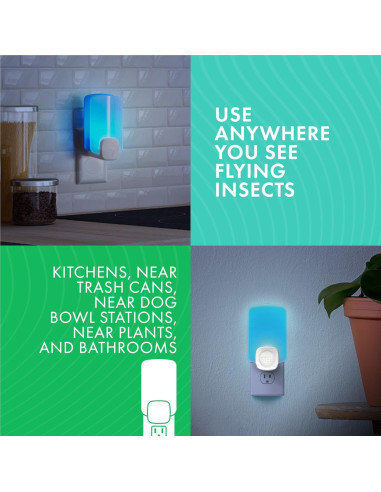 Trampa de Luz STEM para Insectos Voladores - 1 Dispositivo + 3 Cartuchos