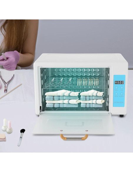 Máquina de limpieza de herramientas de uñas 24L Mocuceom