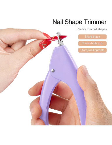 Cortador de Uñas Acrílico Profesional Kootinn Ajustable 15cm