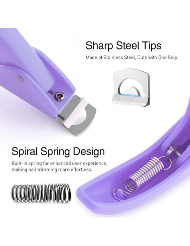 Cortador de Uñas Acrílico Profesional Kootinn Ajustable 15cm