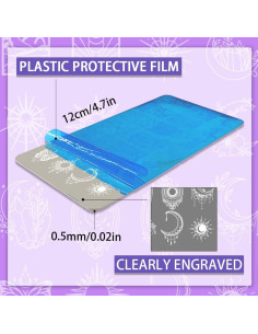 Conjunto de 3 Placas de Estampado de Uñas PH PandaHall 2