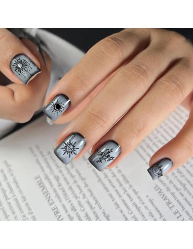 Conjunto de 3 Placas de Estampado de Uñas PH PandaHall