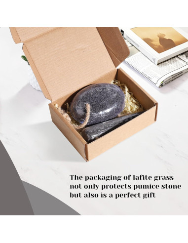 Juego de 2 Piedras Pómez Naturales VALENTISE para Pies