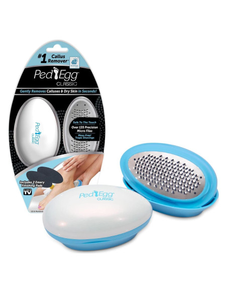 PedEgg Clásico Removedor de Callos con 135 Micro-Cuchillas