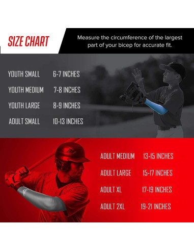 Manga de Compresión Bucwild Sports para Brazo - Juvenil Mediano