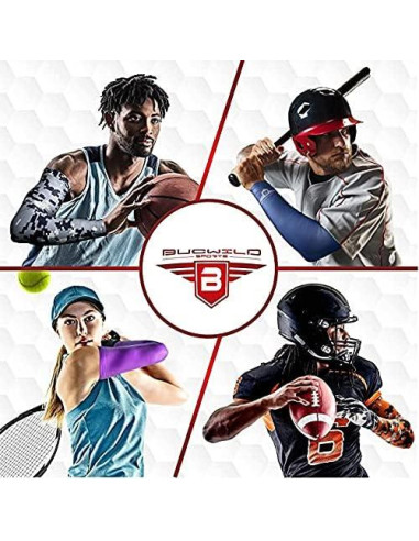 Manga de Compresión Bucwild Sports para Brazo - Juvenil Mediano