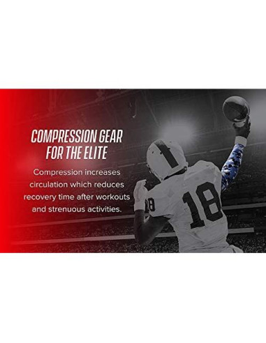 Manga de Compresión Bucwild Sports para Brazo - Juvenil Mediano