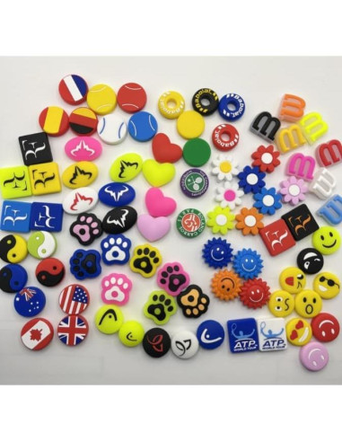 Amortiguador de Vibración de Raqueta de Tenis Jinshining - Silicona Suave