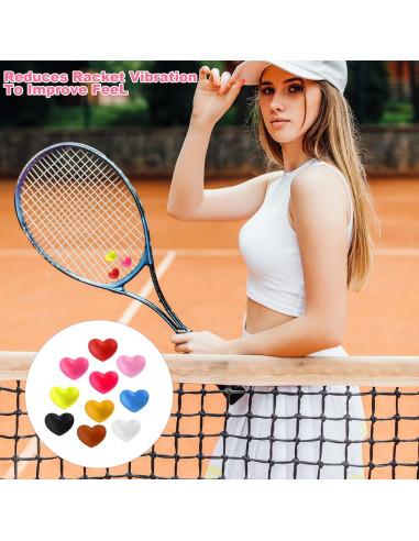 10 Amortiguadores de Tenis HJZHII Silicona Coloridos 3x2 cm