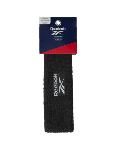 Banda de Sudor Reebok 5.08cm Stay Dry para Gimnasio Unisex