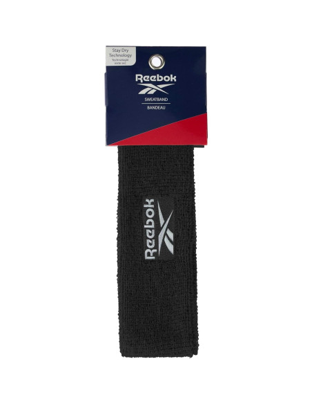 Banda de Sudor Reebok 5.08cm Stay Dry para Gimnasio Unisex
