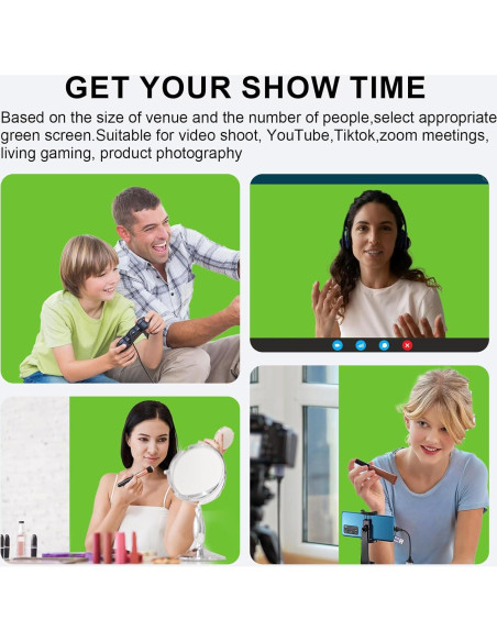 Pantalla Verde Plegable Chroma Key LIHONG 152x199 cm