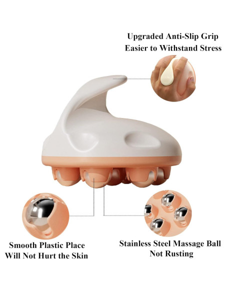 Masajeador de Mano WMM 360 para Alivio Muscular - Azul