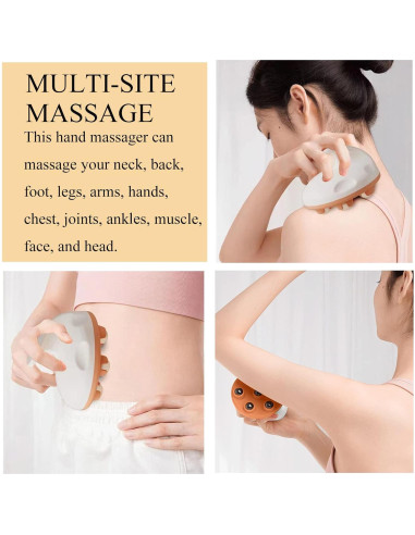 Masajeador de Mano WMM 360 para Alivio Muscular - Azul