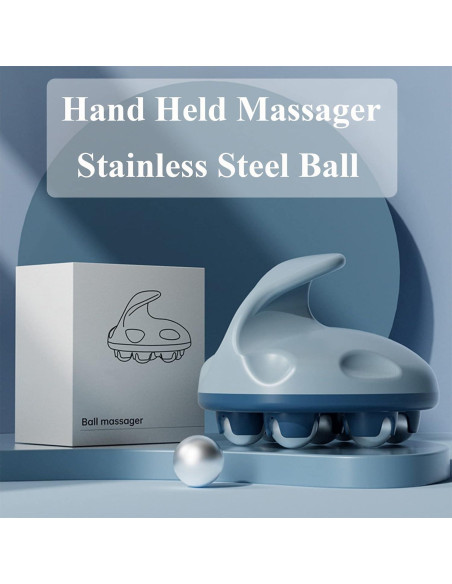 Masajeador de Mano WMM 360 para Alivio Muscular - Azul