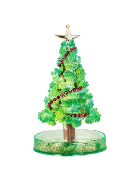 Kit de Crecimiento de Cristales Árbol de Navidad KYEQATY