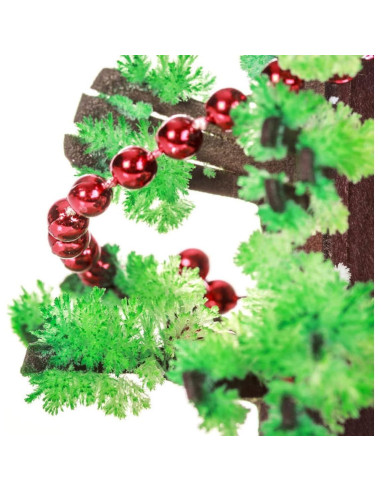 Kit de Crecimiento de Cristales Árbol de Navidad KYEQATY