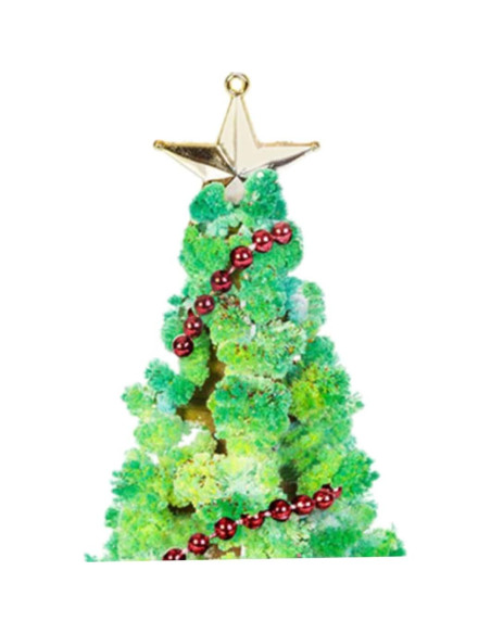 Kit de Crecimiento de Cristales Árbol de Navidad KYEQATY