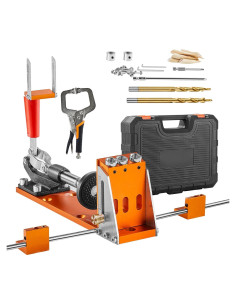 Kit de Plantilla de Agujeros Happybuy XRS040, 34 Pcs, Aluminio