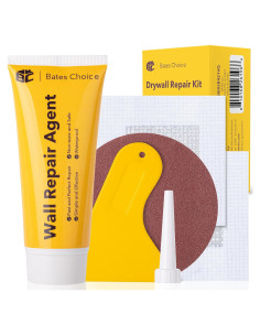 Kit de Reparación de Paneles de Yeso Bates 120g - 6 Herramientas