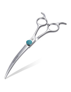 Tijeras Curvadas Profesionales FENICE TOTEM 6.5" Acero Inoxidable
