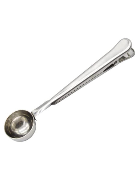 Cucharada de Café con Clip TopHomer - Acero Inoxidable 2 Pcs
