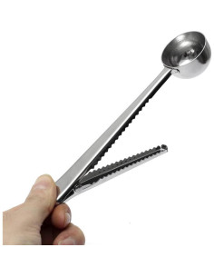 Cucharada de Café con Clip TopHomer - Acero Inoxidable 2 Pcs 2
