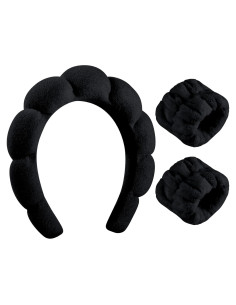 Diadema Spa WSICSE con Muñequera para Cuidado Facial