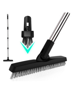 BITOPE Cepillo de Juntas Giratorio 142 cm con Mango Telescópico