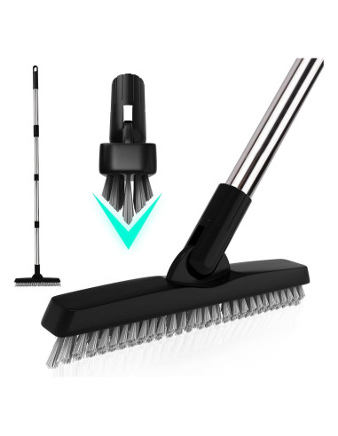 BITOPE Cepillo de Juntas Giratorio 142 cm con Mango Telescópico