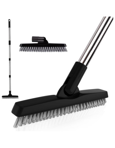 BITOPE Cepillo de Juntas Giratorio 142 cm con Mango Telescópico