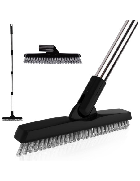 BITOPE Cepillo de Juntas Giratorio 142 cm con Mango Telescópico