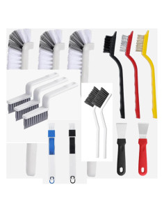 Paquete de 15 Cepillos Limpiadores de Lechada Lewrwet