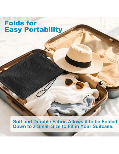 Paquete de 3 Bolsas de Lavandería de Malla Grande EyvirQic 61x91 cm