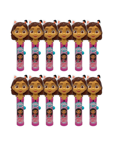 Set de 12 Soportes de Lollipop Gabby's Dollhouse - Caramelos