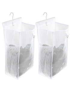 Cesta de Ropa Colgante Plegable Ubamdom 61x36 cm - 2 Pcs