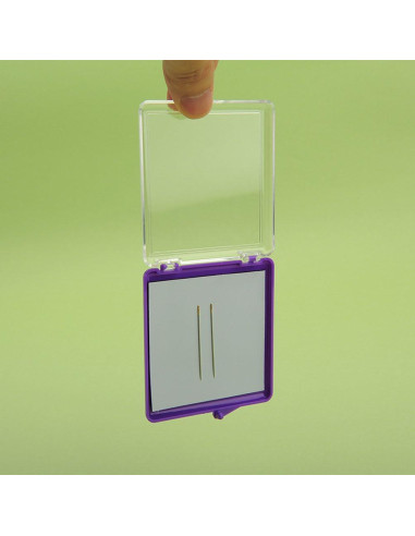 2 Piezas Caja de Almacenamiento de Agujas Magnéticas Luzen 8.2x6.9cm