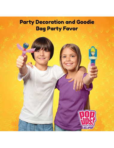 Set de 12 Soportes de Lollipop Gabby's Dollhouse - Caramelos