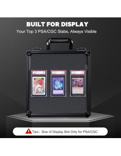 Caja de Almacenamiento de Cartas Kabinka con Ventana - Negro 2