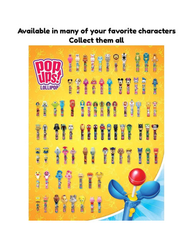 Set de 12 Soportes de Lollipop Gabby's Dollhouse - Caramelos