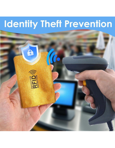 20 Fundas Bloqueadoras RFID WJIAAA para Tarjetas de Crédito