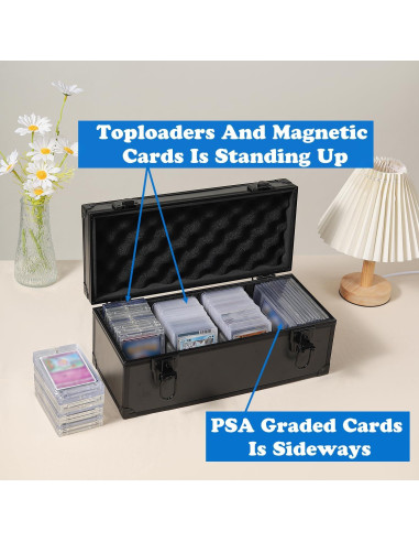 Caja de Almacenamiento Azamou para Toploaders 300 Tarjetas