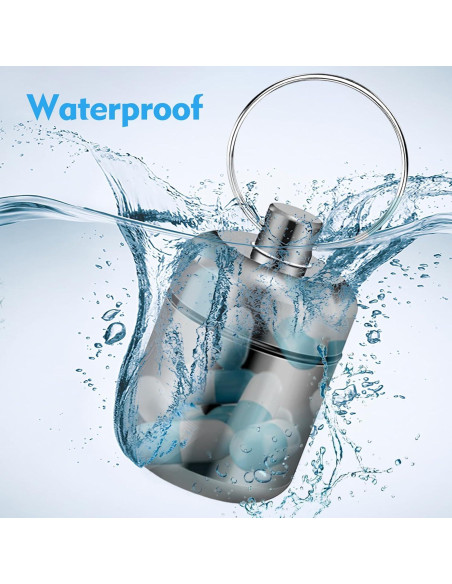 Estuche Organizador de Pastillas Metal Weiun 2PCS Negro y Gris