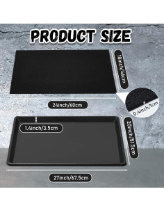 Bandeja de Drenaje de Aceite Uiifan 67.5x51.5 cm con Almohadilla 2