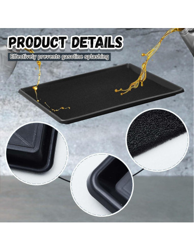 Bandeja de Drenaje de Aceite Uiifan 67.5x51.5 cm con Almohadilla