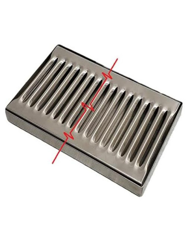 Bandeja de Goteo de Aluminio Rattleware 20.32x12.7cm con Rejilla