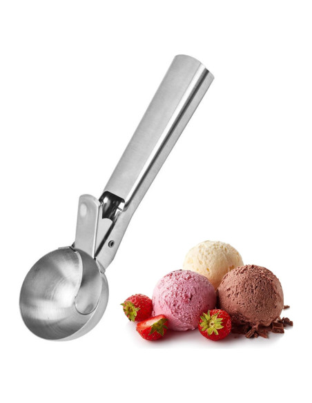 Cuchara de helado de acero inoxidable Tamnjvrr 19 cm